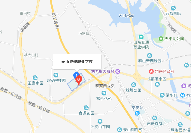 泰山護理職業學院地址在哪里