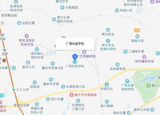 廣西中醫學校地址在哪里