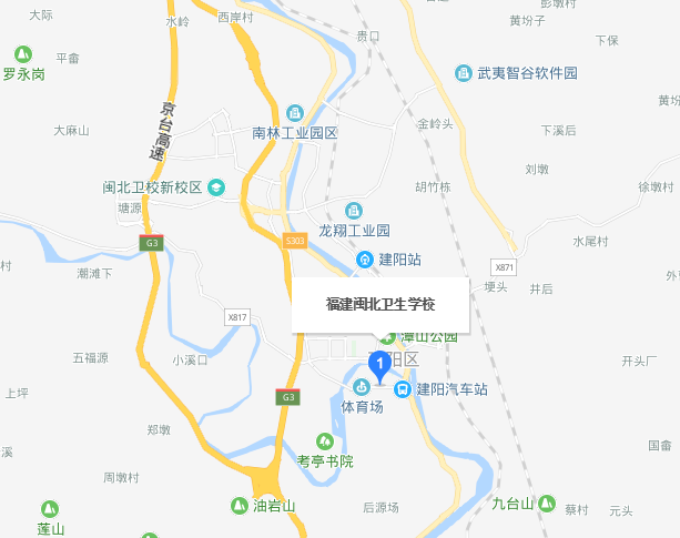 福建閩北衛生學校地址在哪里