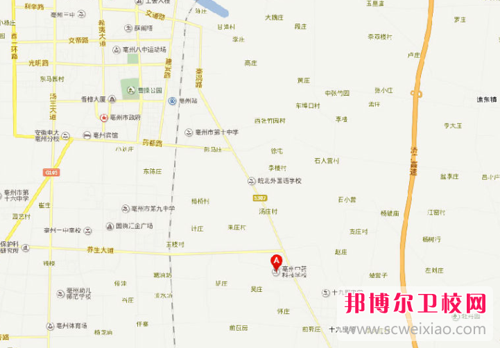 亳州中藥科技學(xué)校地址在哪里，哪個地區(qū)，哪個城市?