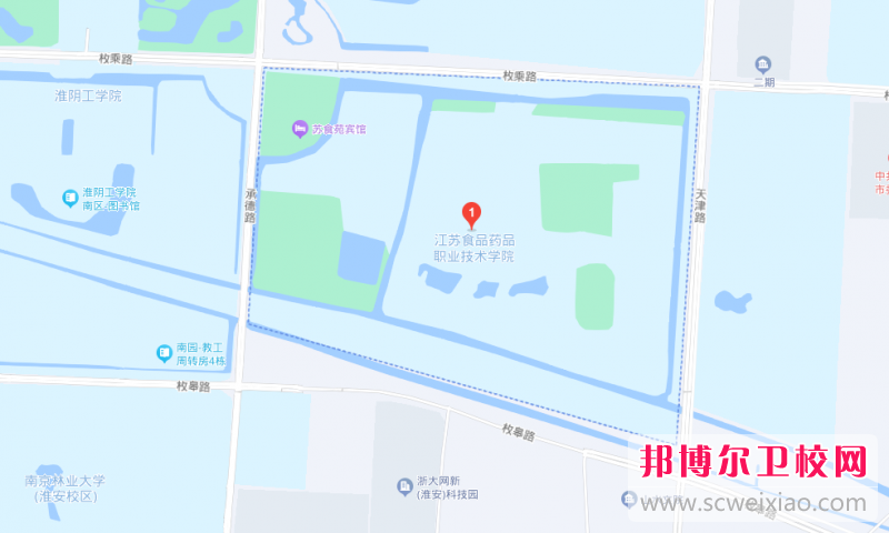 江蘇食品藥品職業技術學院地址在哪里，哪個地區，哪個城市?