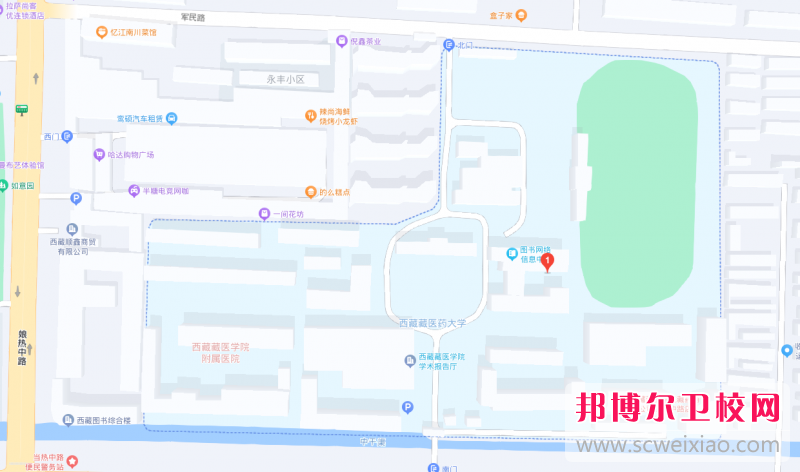 西藏藏醫(yī)藥大學地址在哪里，哪個地區(qū)，哪個城市?