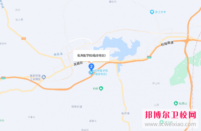 杭州醫學院地址在哪里，哪個地區，哪個城市?